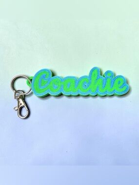 Coachie Bag Charm Keychain